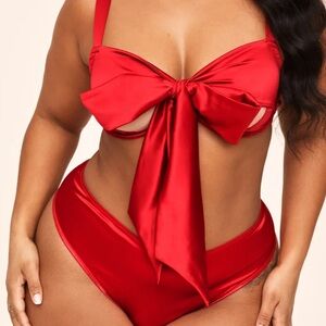 Hunger Unlined Plus Bow Bra